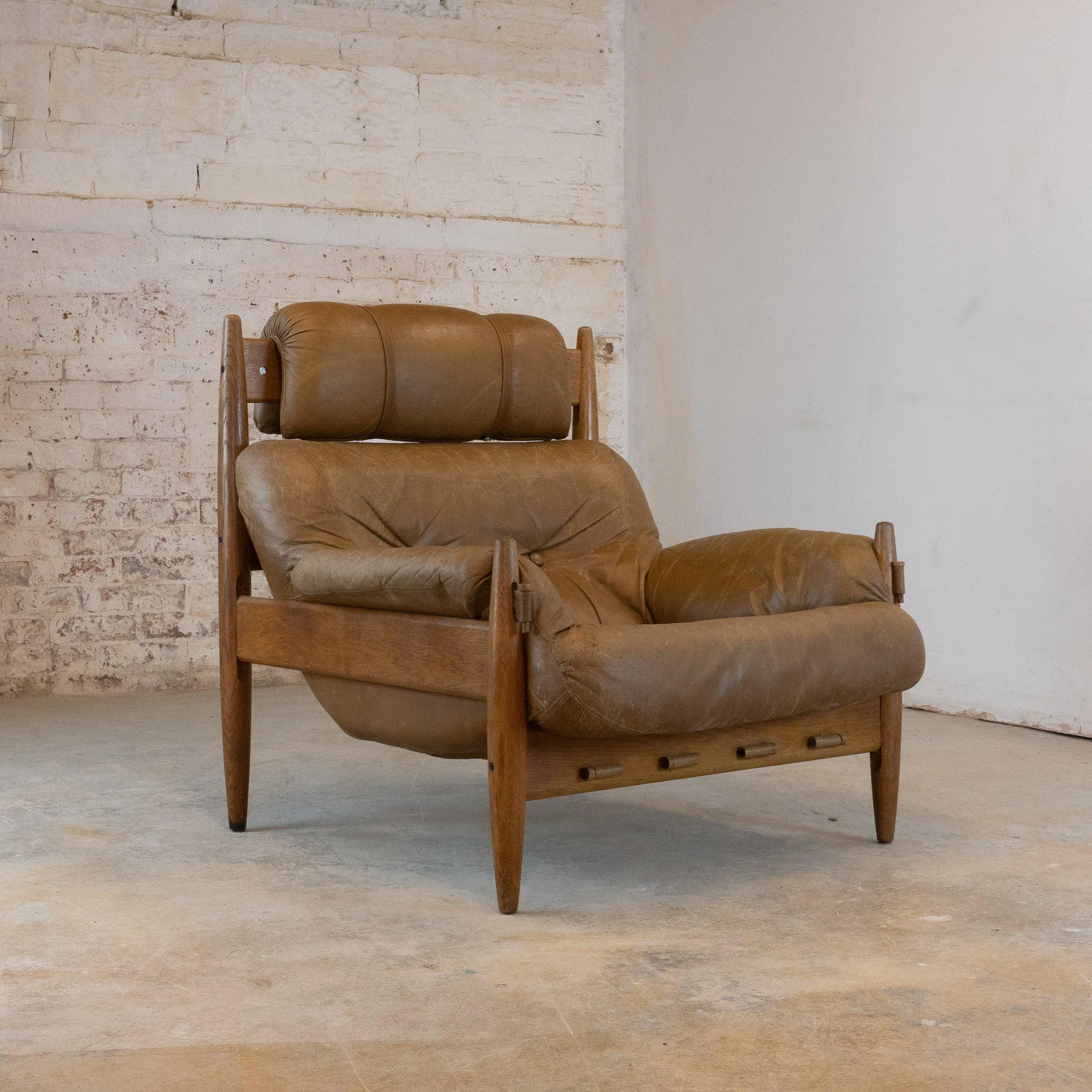 Pair of Brazilian Mid Century Lounge Chairs
