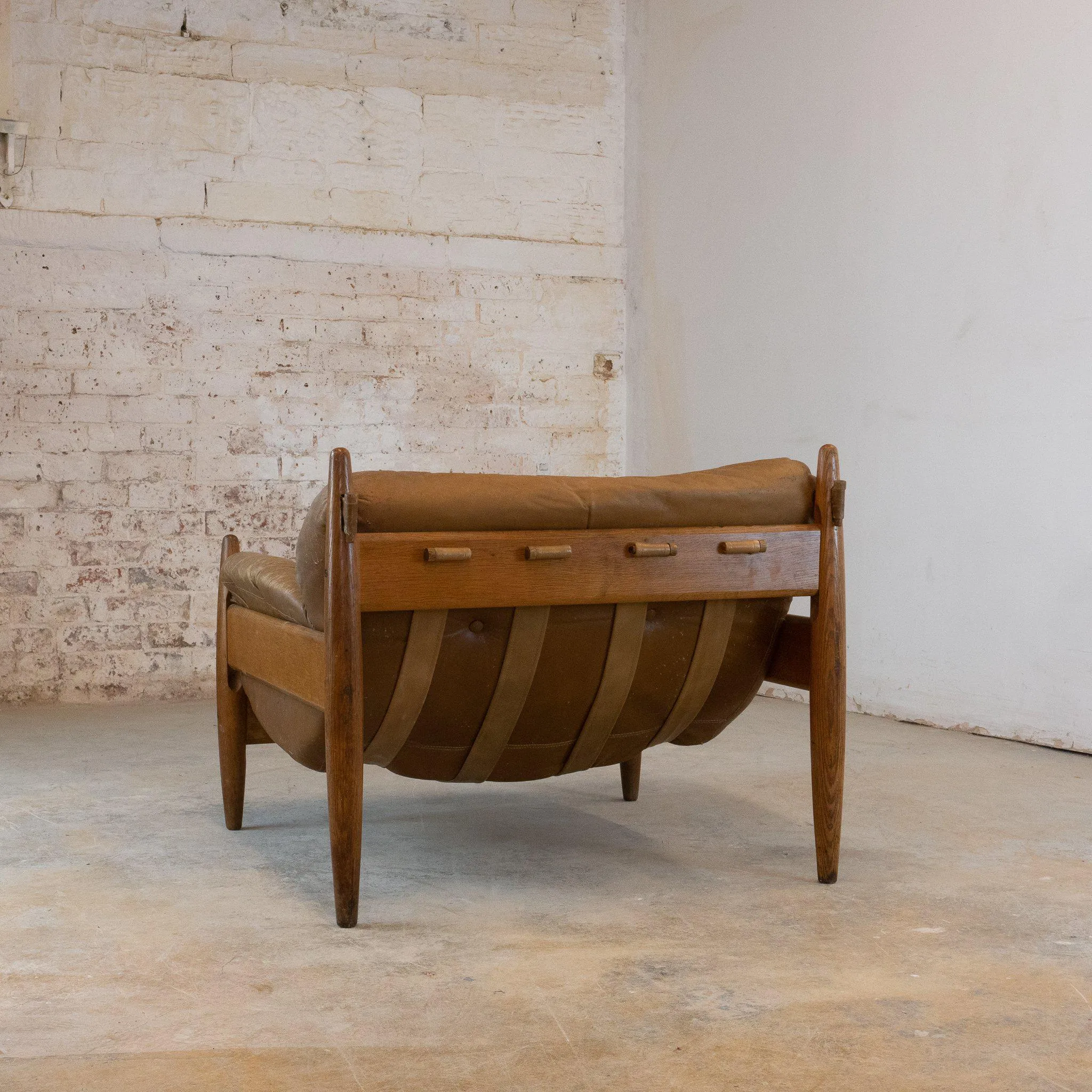 Pair of Brazilian Mid Century Lounge Chairs
