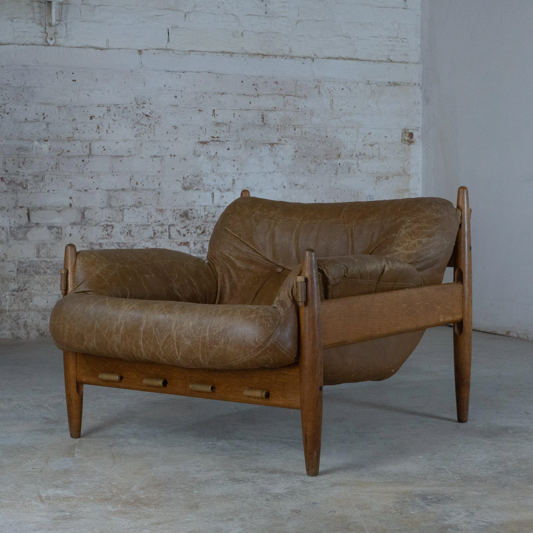 Pair of Brazilian Mid Century Lounge Chairs