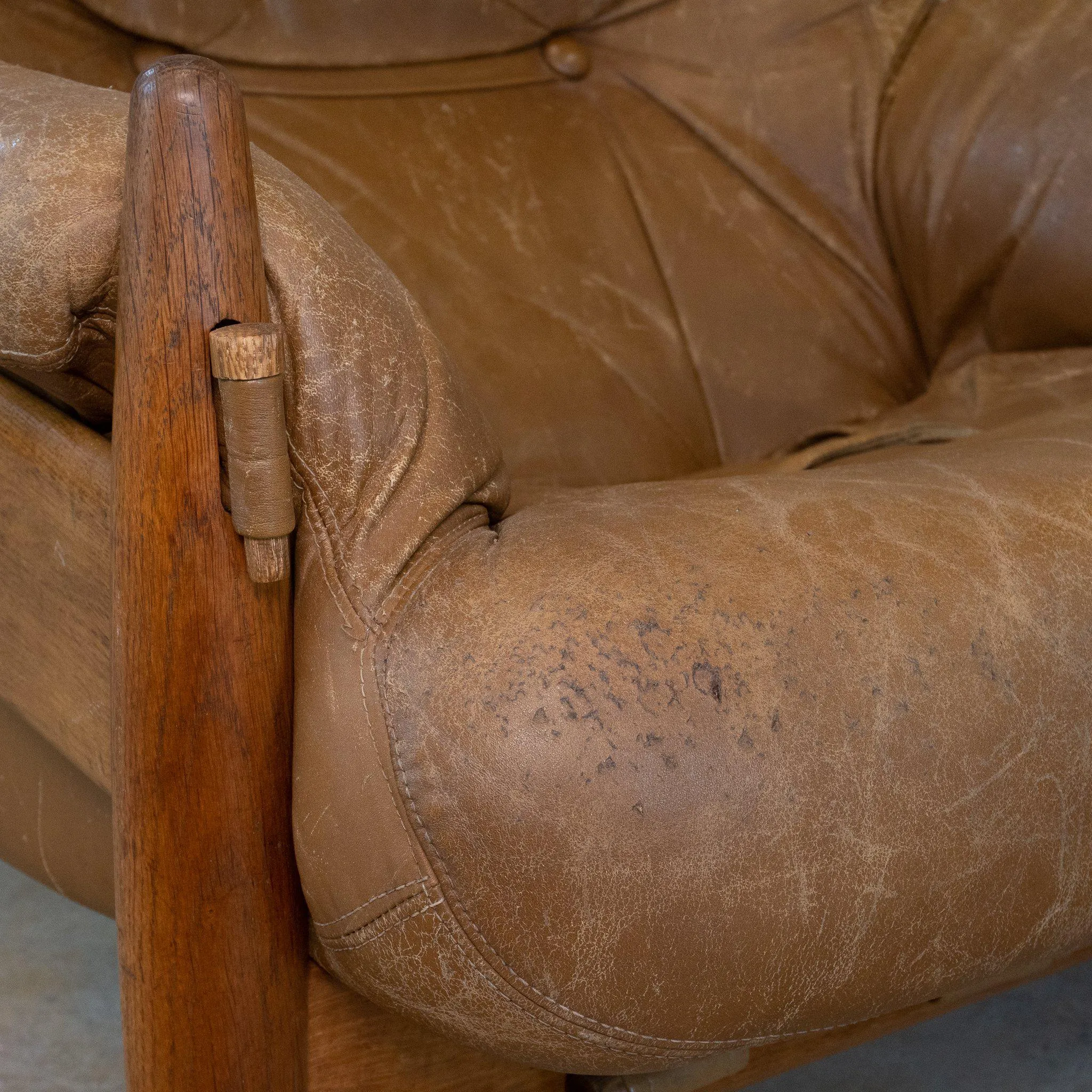 Pair of Brazilian Mid Century Lounge Chairs
