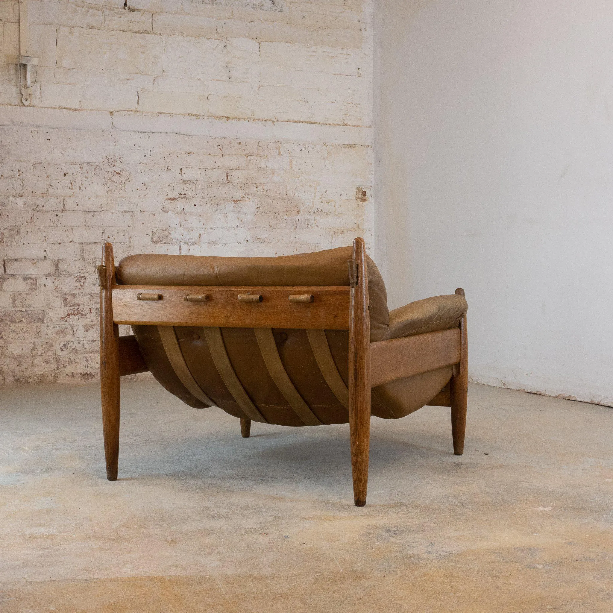 Pair of Brazilian Mid Century Lounge Chairs