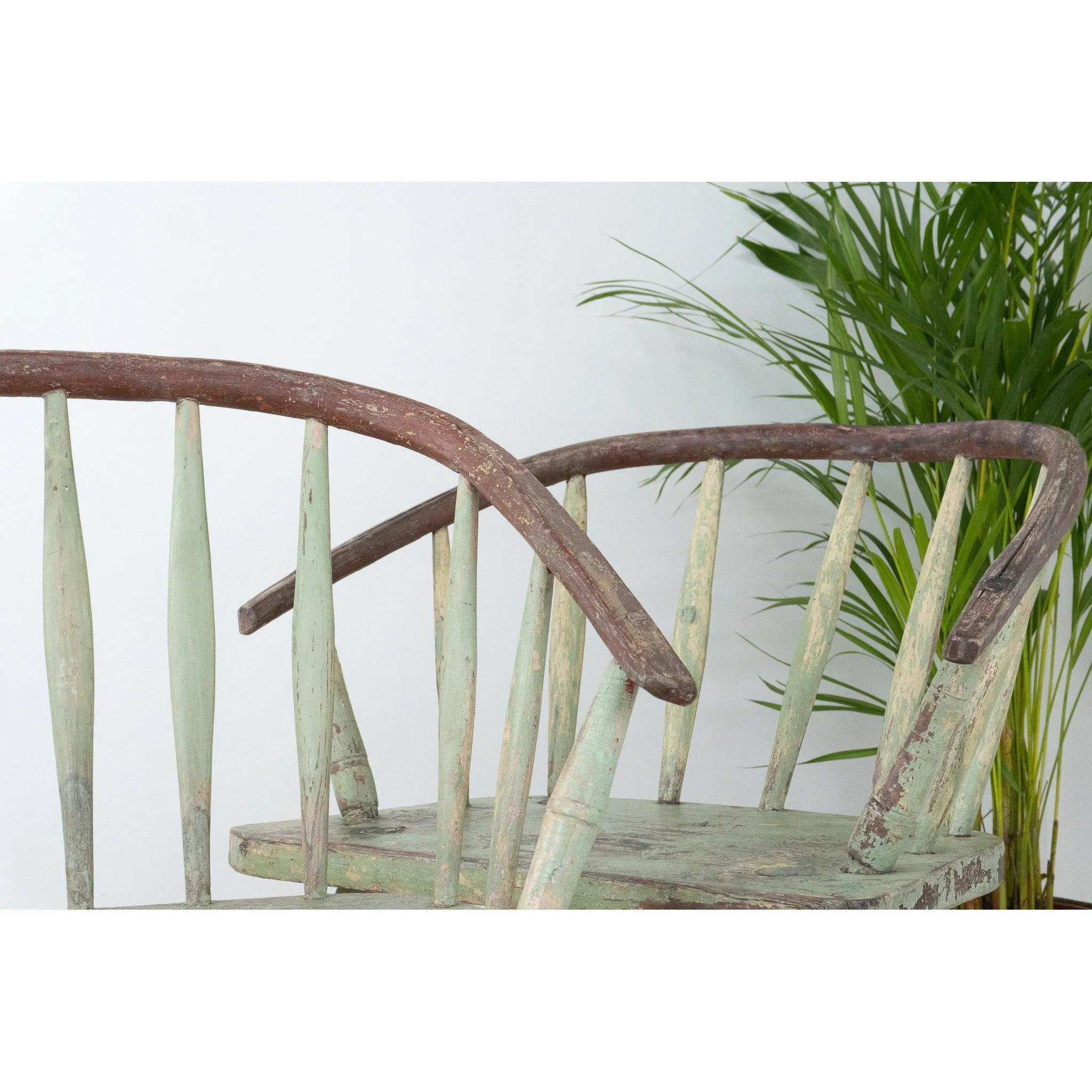 Pair of Windsor Stick Back Painted Chairs (1st pair)