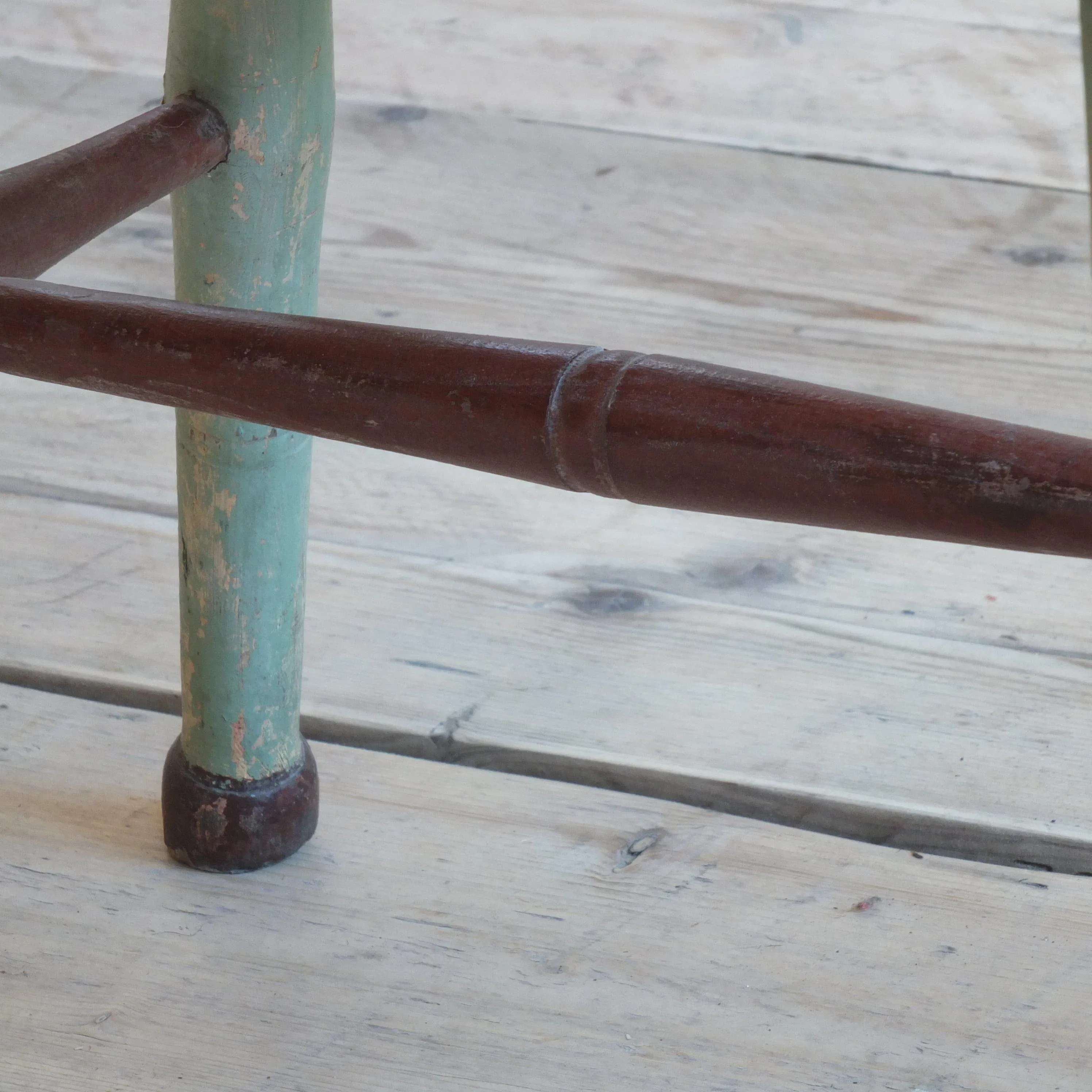 Pair of Windsor Stick Back Painted Chairs (1st pair)