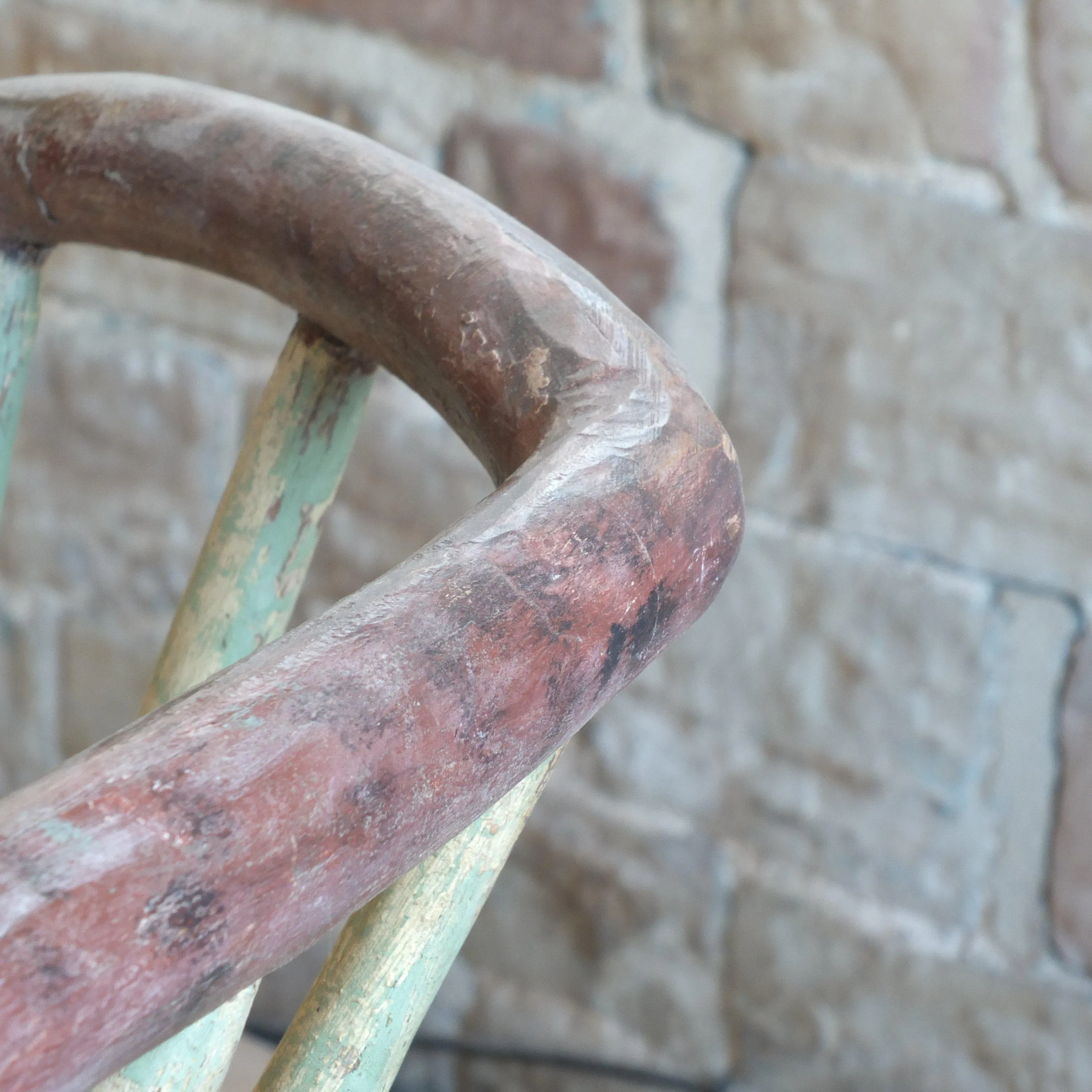 Pair of Windsor Stick Back Painted Chairs (1st pair)
