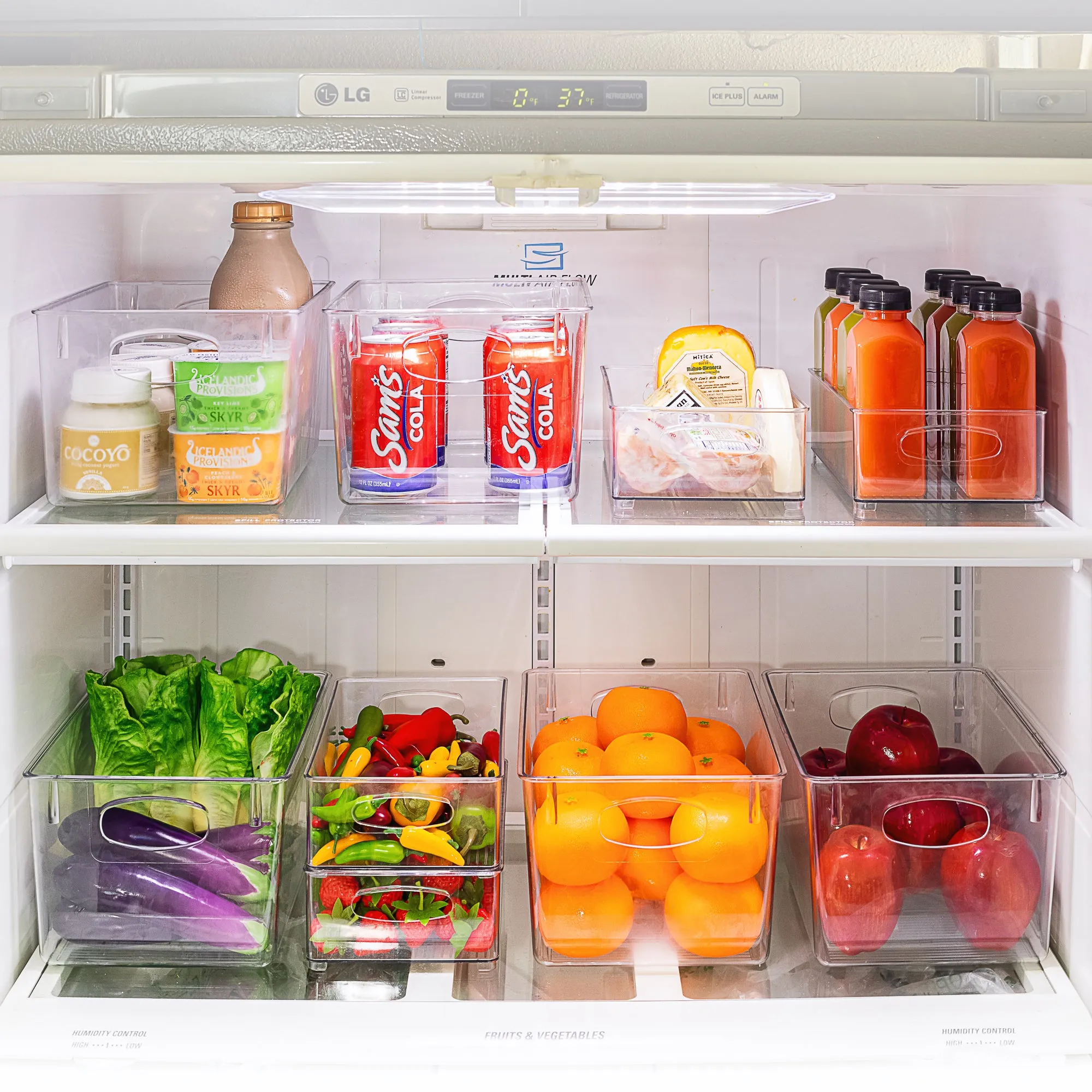 Plastic Container Bin Set (10 Pack)