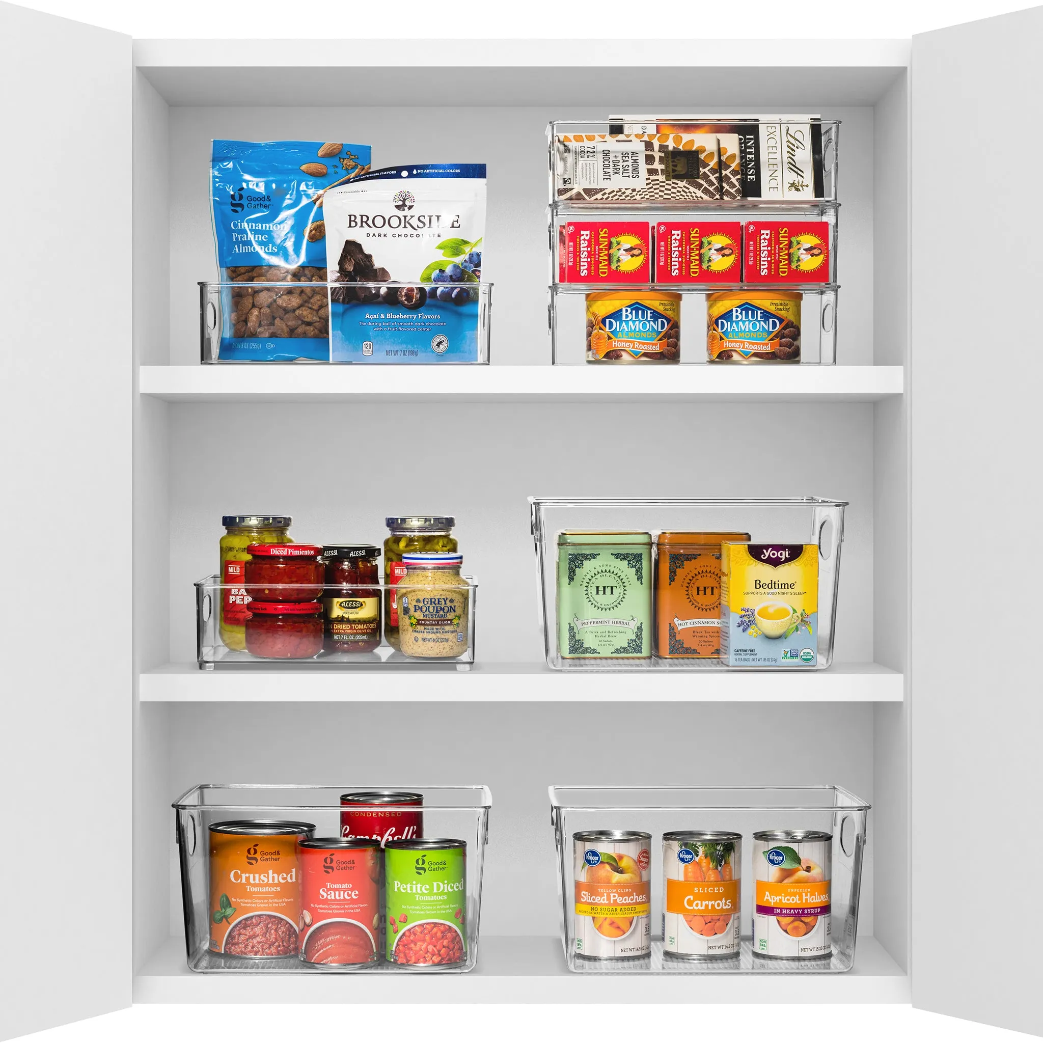 Plastic Container Bin Set (10 Pack)