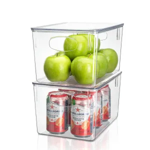 Plastic Container Bins with Lids