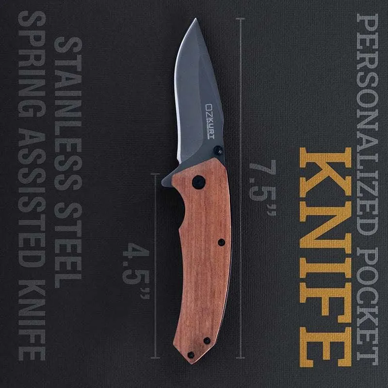 Pocket Knives Engraved, Fathers Day Gifts for Him