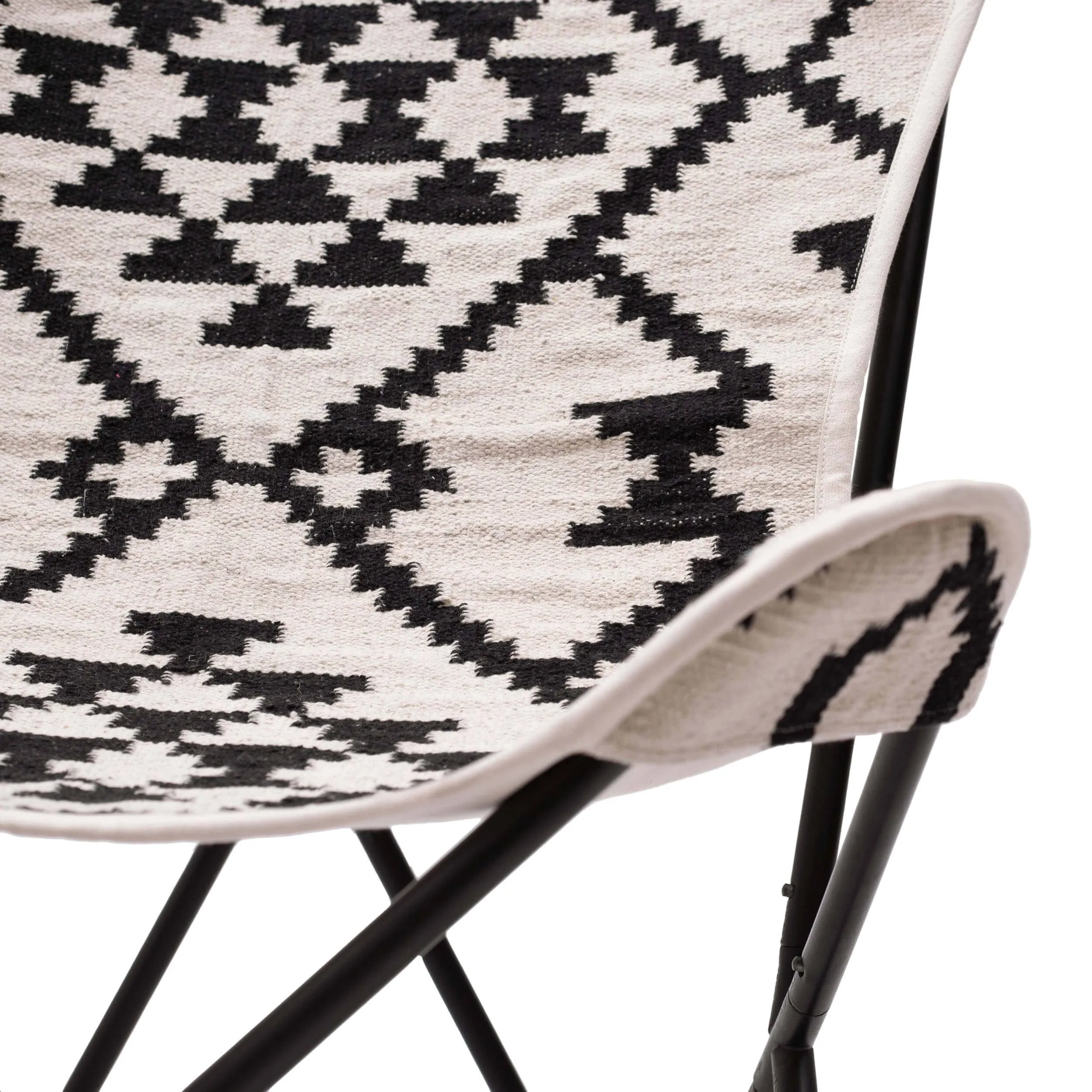 Rabat Chair, Beige & Black