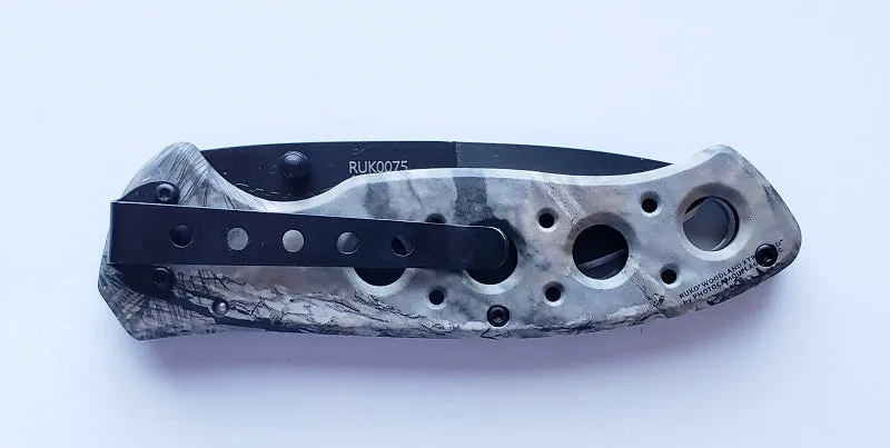 Ruko Woodland Camo Folding Knife RUK0075