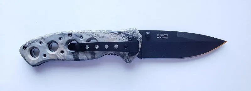 Ruko Woodland Camo Folding Knife RUK0075
