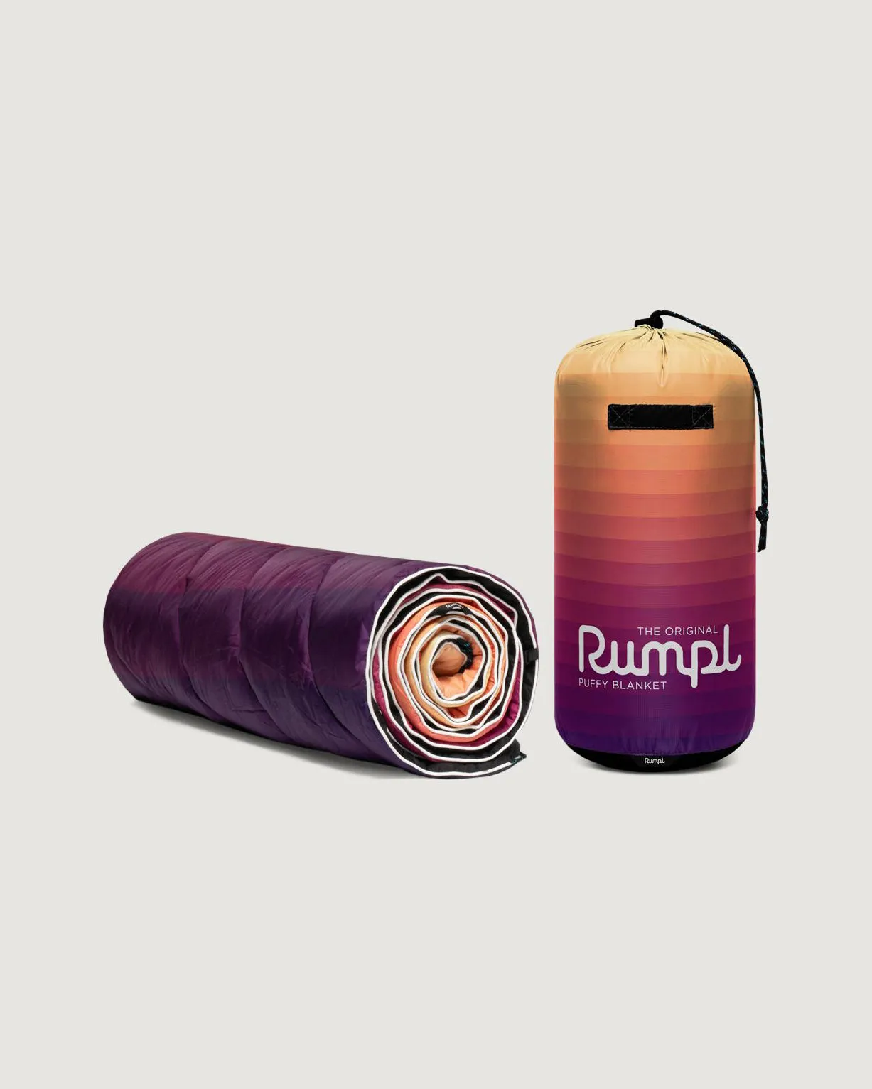 Rumpl Original Puffy Blanket - Dawn Pixel Fade