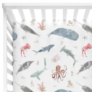 Sea Life Crib Sheet