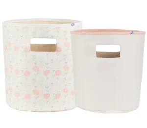 Sealy Baby Soft Storage - Coral and Blossoms