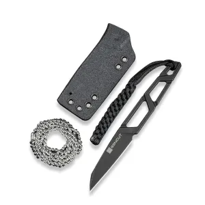 SENCUT TEXO Fixed Blade Knives Skeletonized One-Piece 1.97 Inches 9Cr18MoV Blade S23095-1