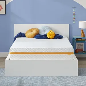 Simmons - Gel Memory Foam Mattress - 12 Inch, Twin Size, Plush Feel, Motion Isolating, Moisture Wicking Cover, CertiPur-US Certified, 100-Night Trial
