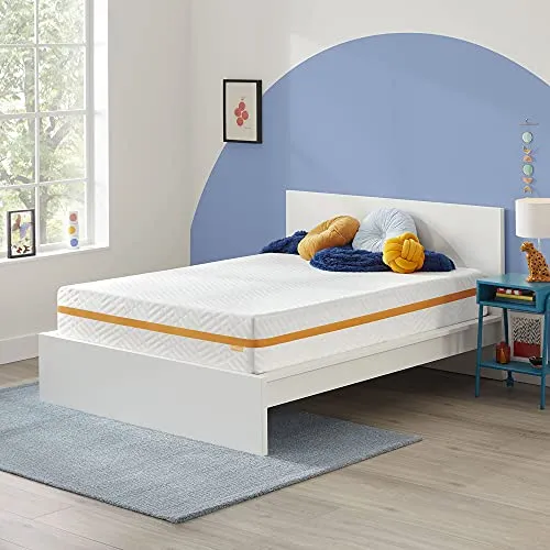 Simmons - Gel Memory Foam Mattress - 12 Inch, Twin Size, Plush Feel, Motion Isolating, Moisture Wicking Cover, CertiPur-US Certified, 100-Night Trial