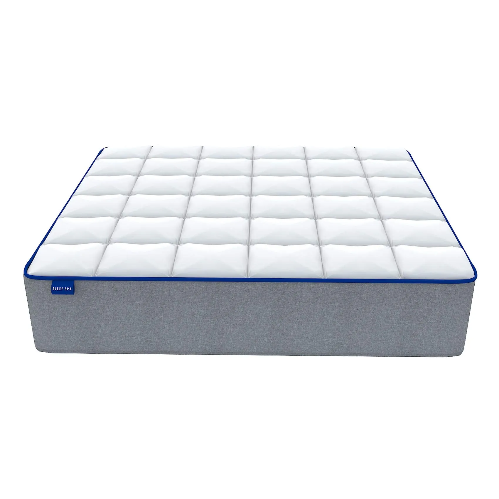 SLEEPSPA by COIRFIT MEMO-X 8' Inch Queen Size Memory Foam Mattress | Provides Comfort, Back and Spinal Support | Pressure Relieving, Firm, Breathable, Quilted Knitted Fabric (75x60x8, White)