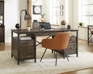 Steel River Dbl Ped Executive Desk Co A2