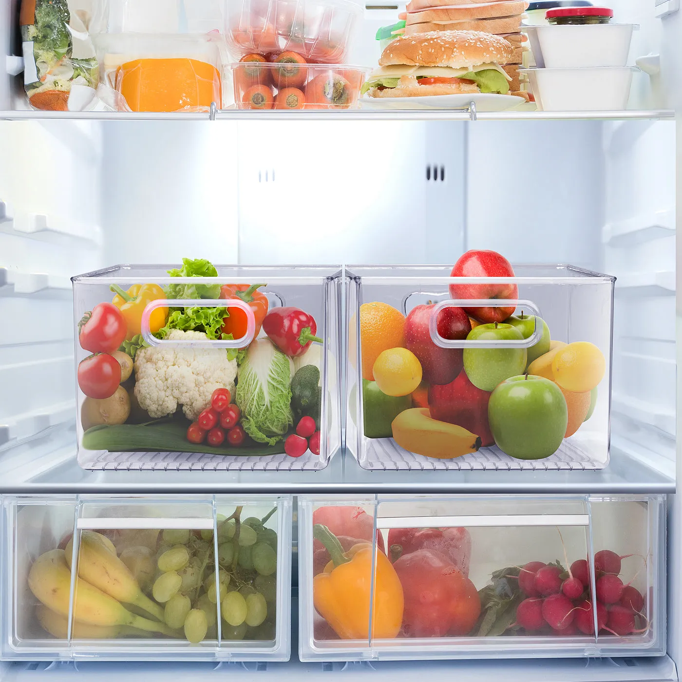 Storage Bins with Handles (Large)