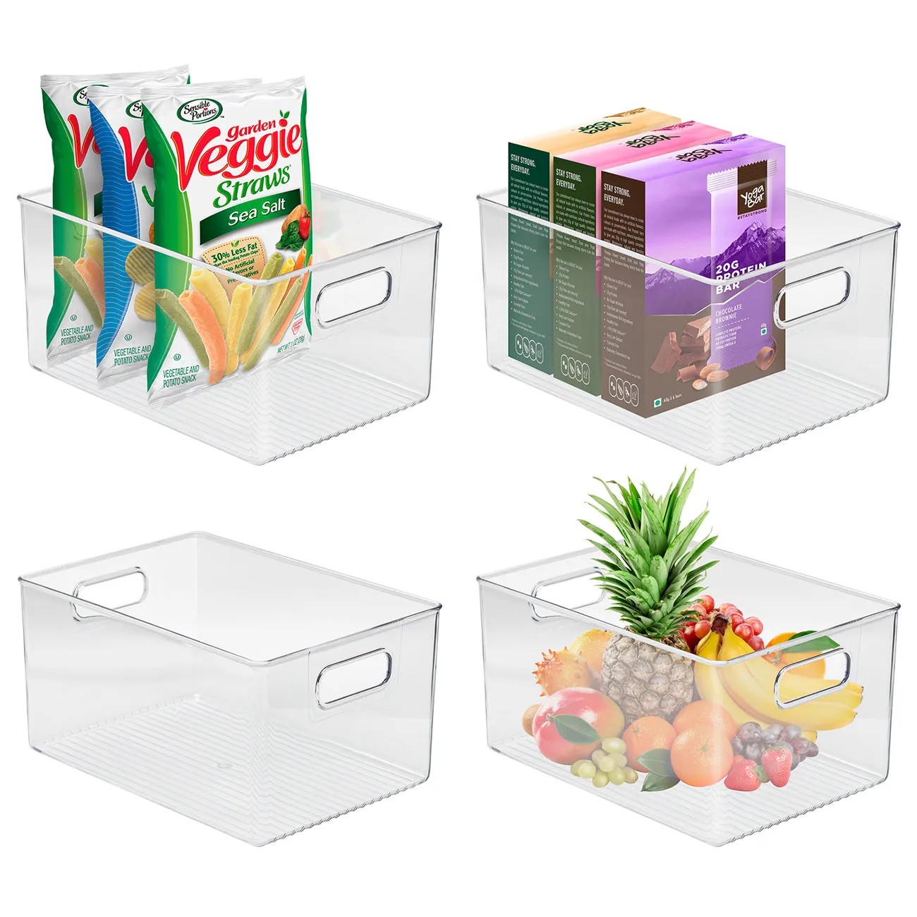 Storage Bins with Handles (Large)