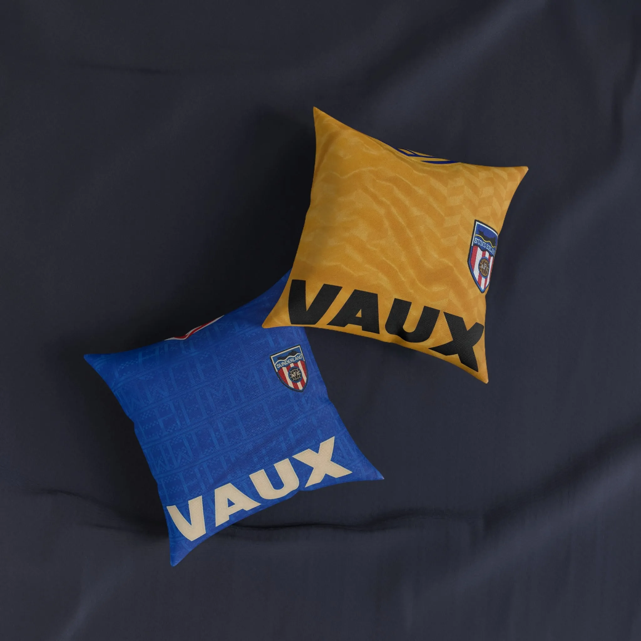 Sunderland AFC Retro Vaux Away & 3rd kit 89/90 - Square Pillow
