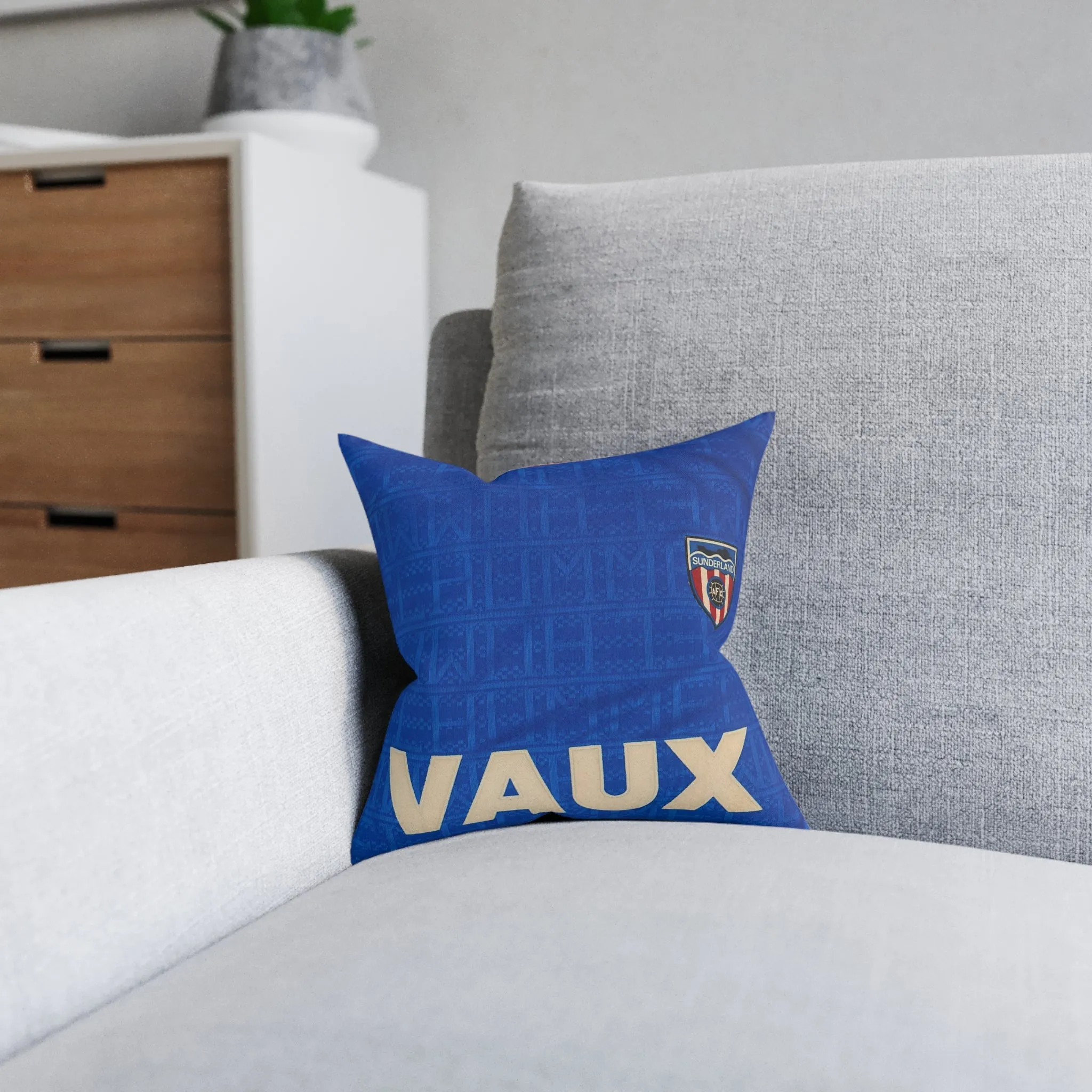 Sunderland AFC Retro Vaux Away & 3rd kit 89/90 - Square Pillow