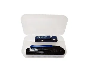 Tech Express Kit, Linear Compression Tool, RG59 and RG6 Cable Strip Tool
