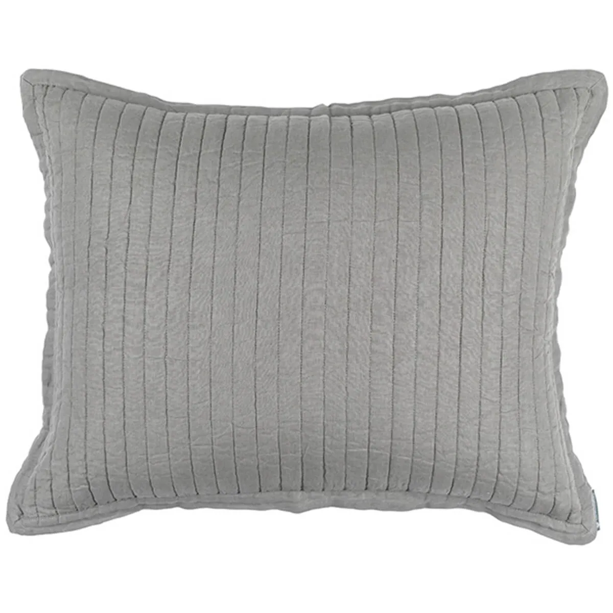 Tessa Quilted Pillow Sham, Grey