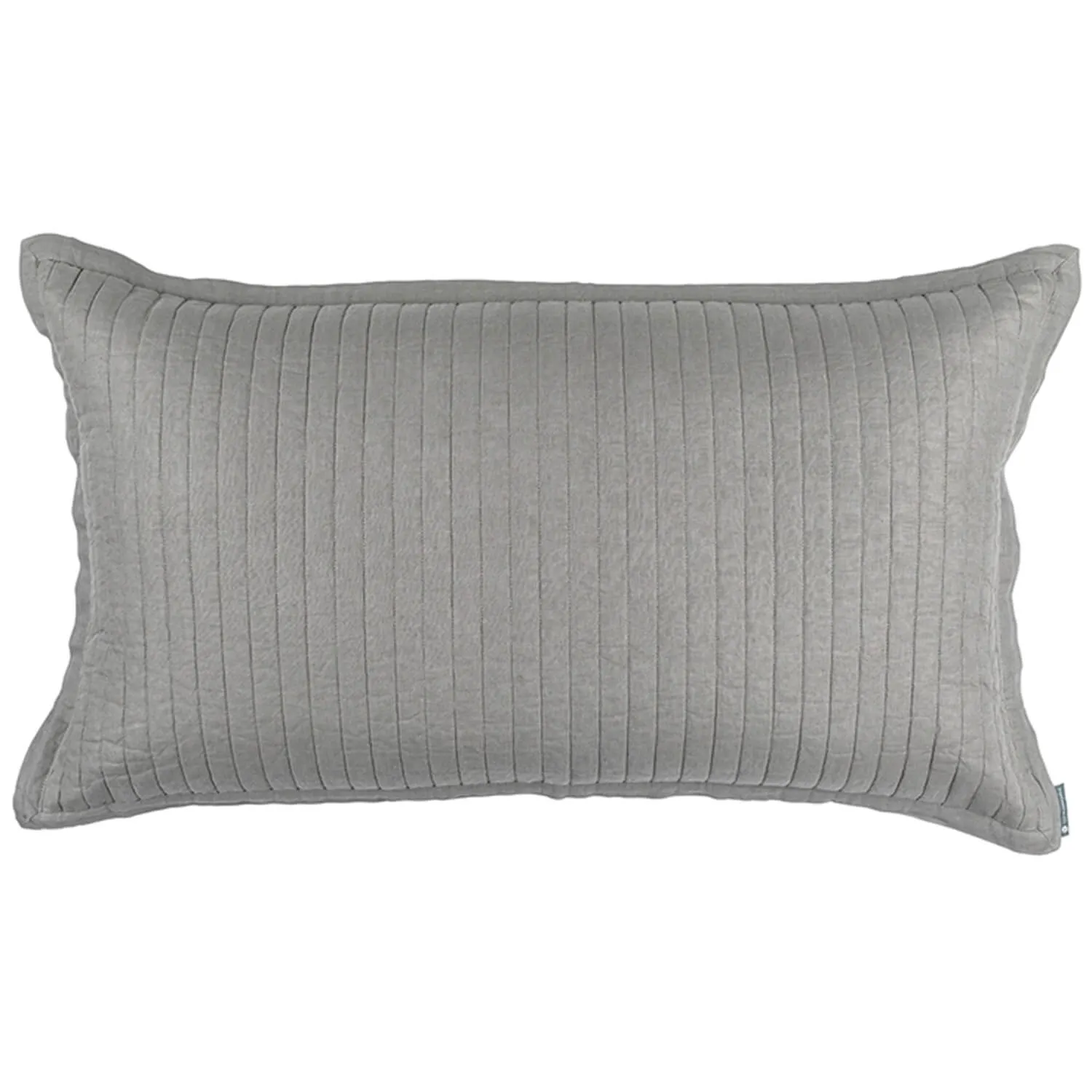 Tessa Quilted Pillow Sham, Grey