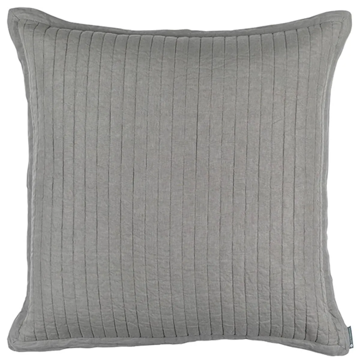 Tessa Quilted Pillow Sham, Grey