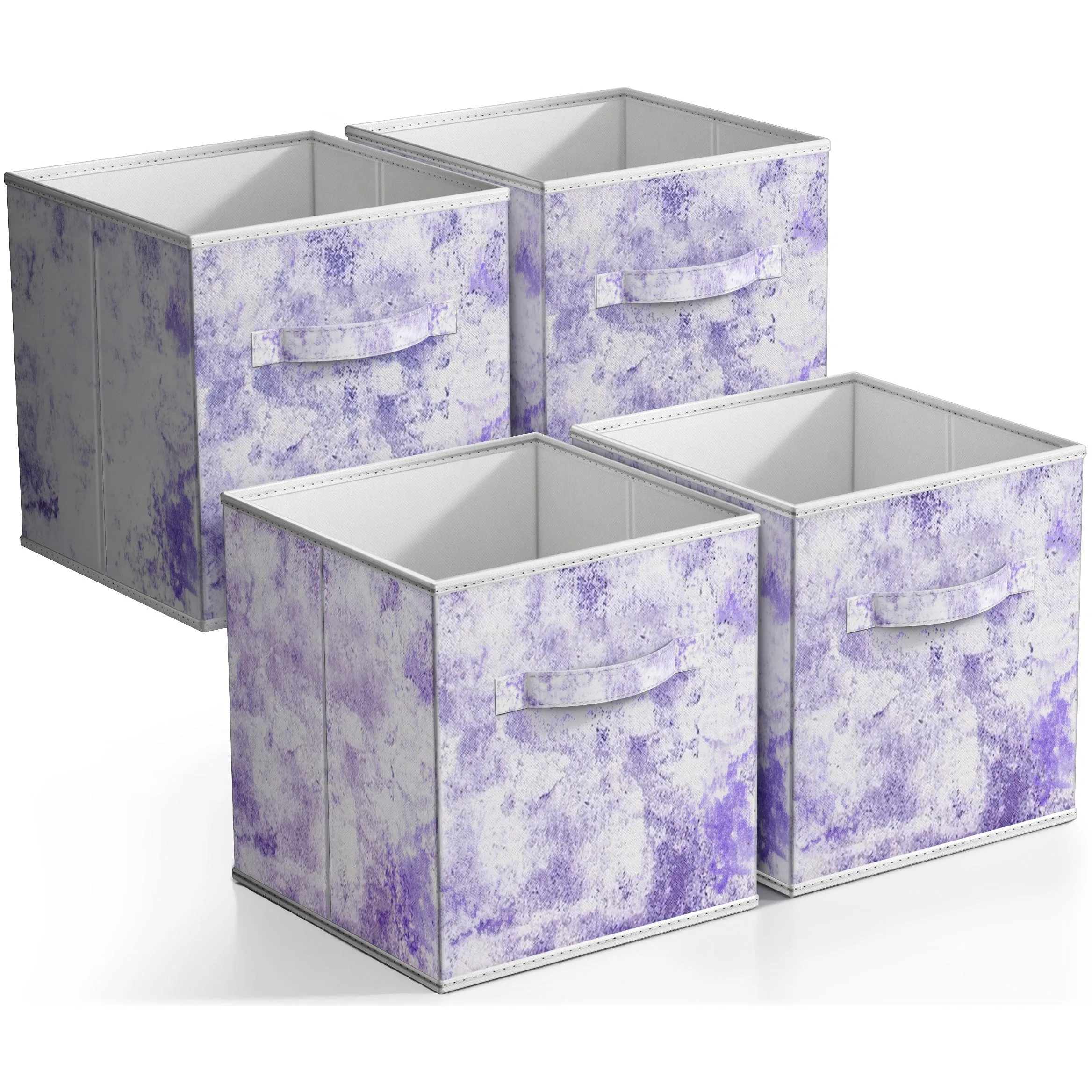 Tie-Dye Storage Cube Bins (4 Pack)