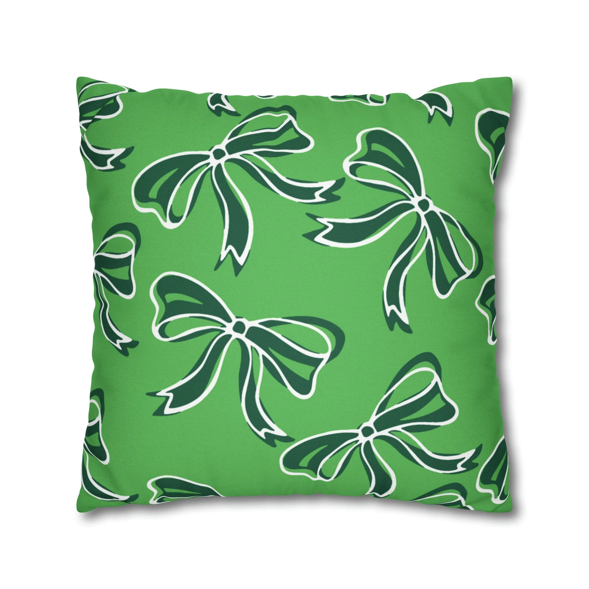Trendy Bow College Pillow Cover - Dorm Pillow,Graduation Gift,Bed Party Gift,Acceptance Gift,College Gift, Binghamton Bearcats, BING