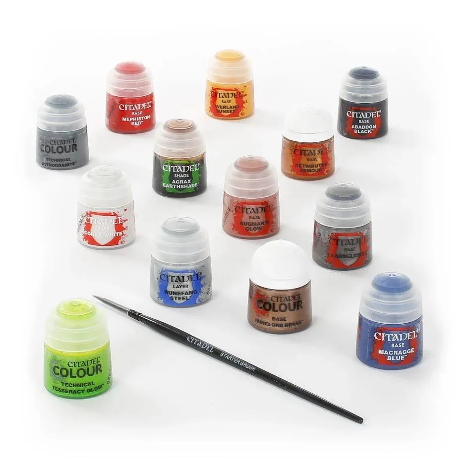 Warhammer 40K Paints   Tools Set (Space Marines)