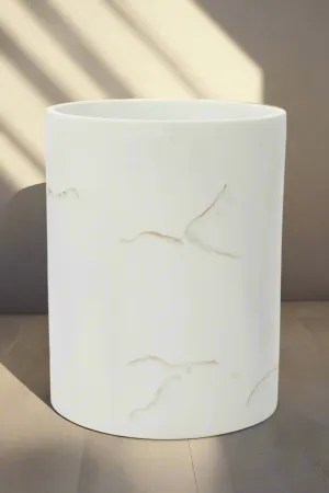 White Bianco Waste Bin