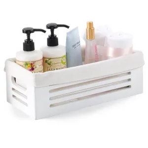 Wooden White Storage Bins - Extra Small
