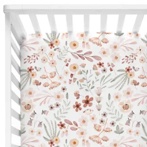 Wren's Wildflower Crib Sheet